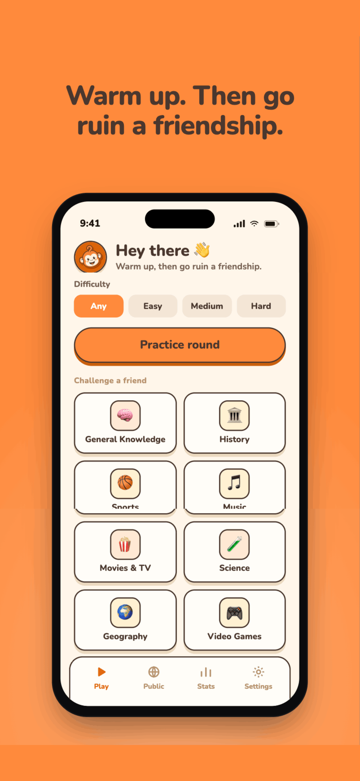 monkeQUIZ — home